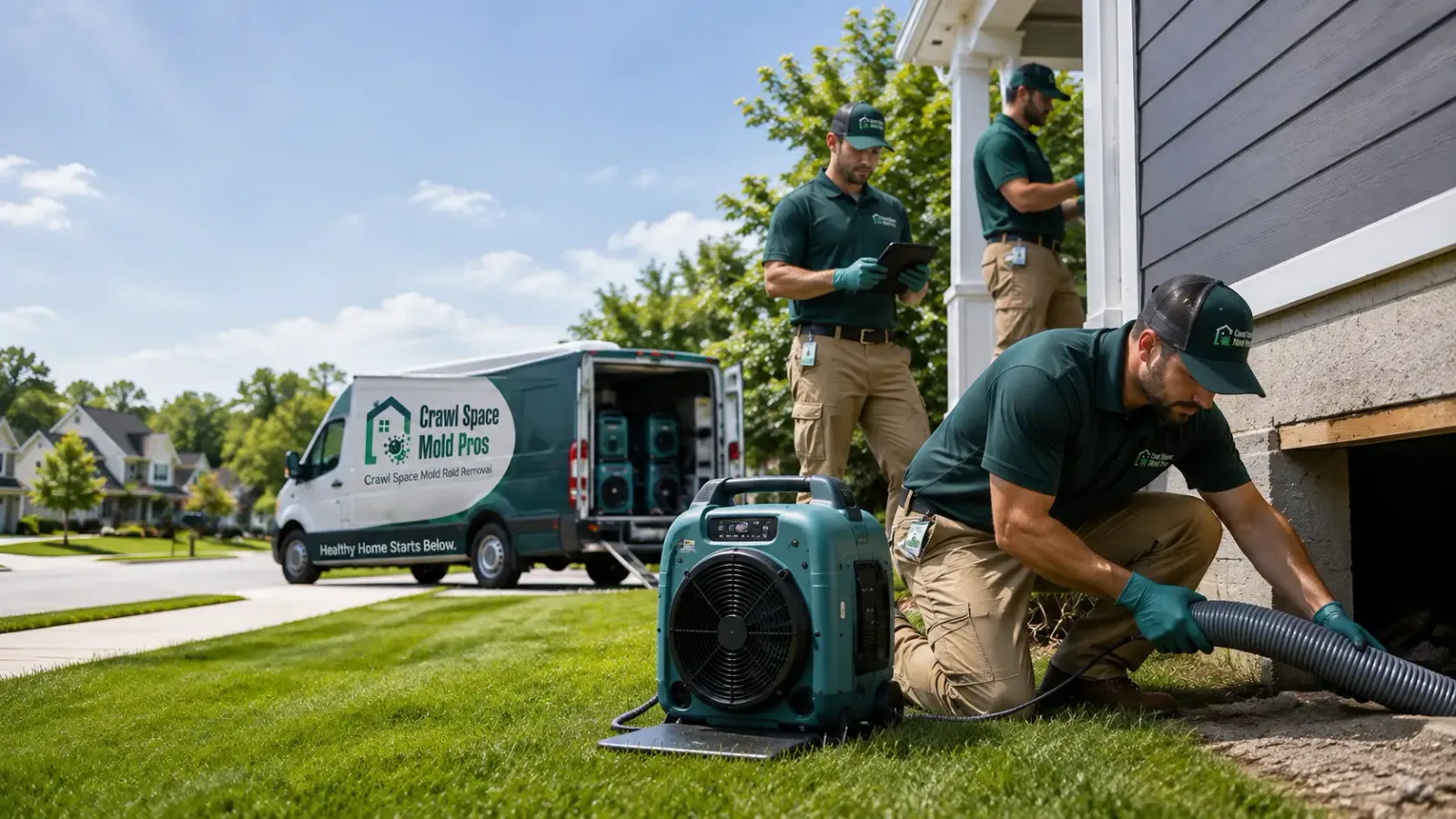 Crawl Space Mold Removal in Collins, OH